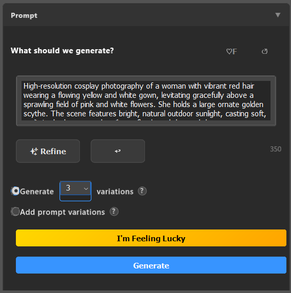 Insight Advanced Generative Fill panel in Photoshop